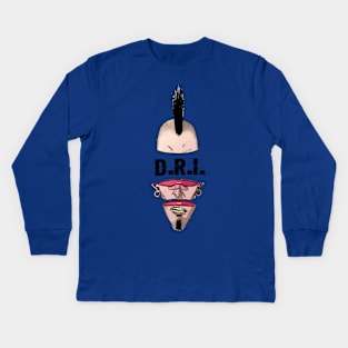 Punk Man D.R.I. Kids Long Sleeve T-Shirt